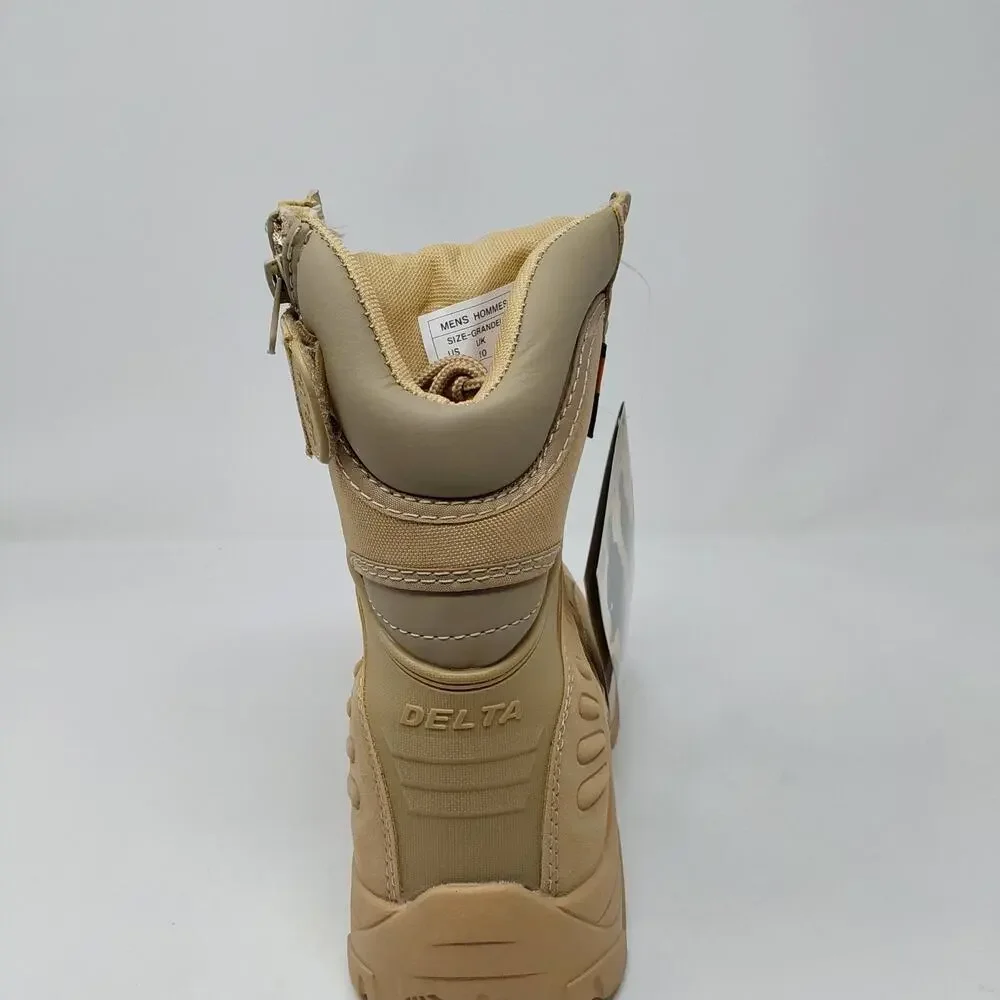 Delta Tactical Desert Tan Combat Boots Men's US 11 Military Hiking Cordura